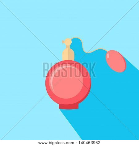 Lovely Pink Perfume Bottle Spraying Fresh natural.
