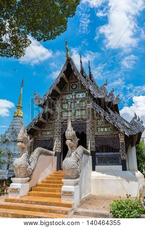 Wat Chedi Luang In Chiang Mai, Thailand
