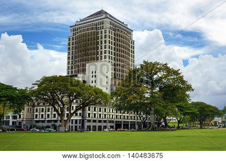 Cotton Silk Tree And Merdeka Palace Hotel In Kuching