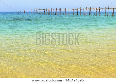 Pilai Bridge, The Old Bridge At Phangnga, Thailand