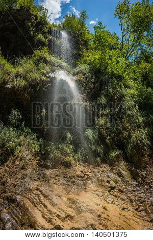 Waterfalls On The River Krikiliotis At Panta Vrexei In Evritania, Greece