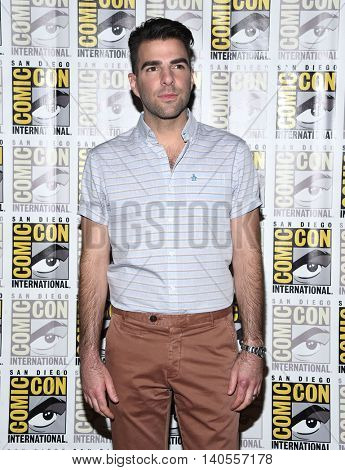 LOS ANGELES - JUL 21:  Zachary Quinto arrives to the Comic Con 2016 - 