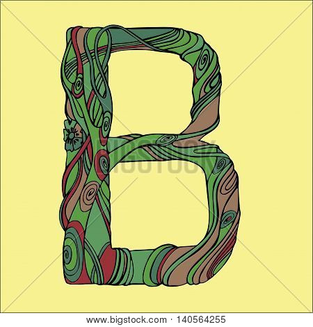 Vector Abstract Alphabet