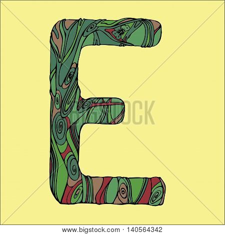 Vector Abstract Alphabet