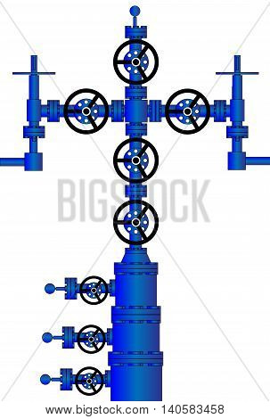 Wellhead and Christmas Tree Oil Well (Xmas) - One of Wellhead Equipment