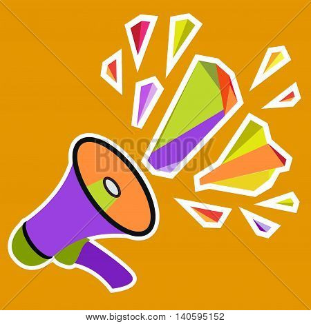 Megaphone Icon Design