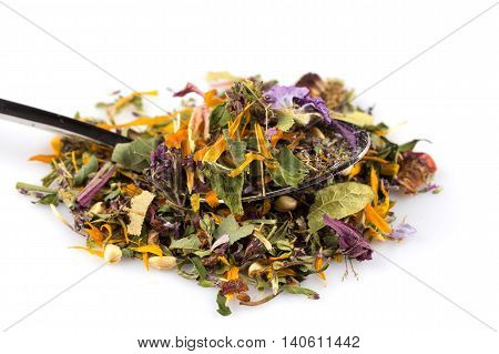 Dried Herbal Tea Leaves