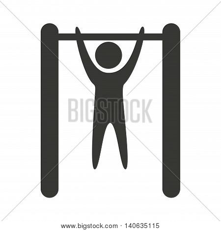 human figure silhoeutte lifestyle sport gym vector isolated graphic