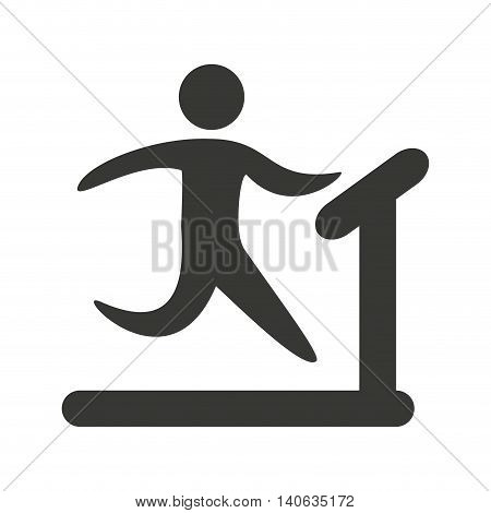 human figure silhoeutte lifestyle sport gym vector isolated graphic