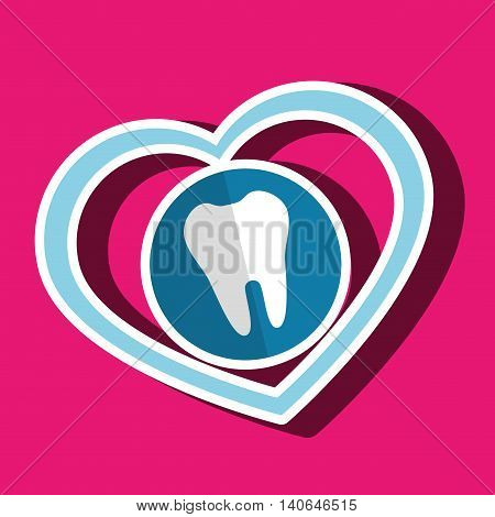 symbol medicine odontology graphic vector illustration eps 10