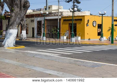 Starbucks Next To The Main Square, Barranco, Peru