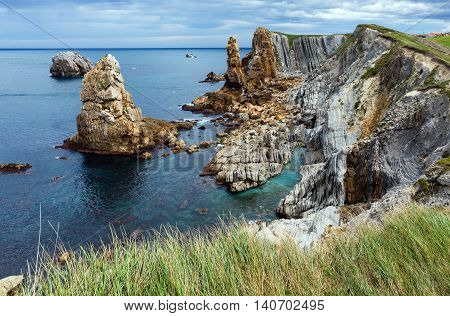 Arnia Beach Coastline Landscape.
