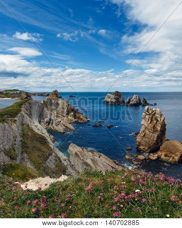 Arnia Beach Coastline Landscape.