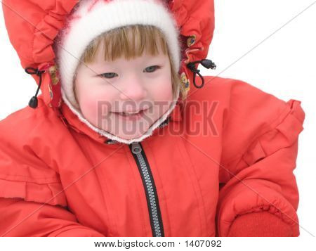 Mädchen In Rot