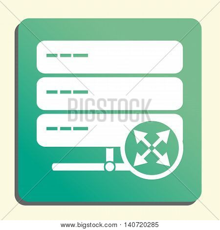Server Arrows Diagonal Icon In Vector Format. Premium Quality Server Arrows Diagonal Symbol. Web Gra