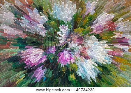 Painting Still Life Oil Painting Texture, Rose Impressionism Art