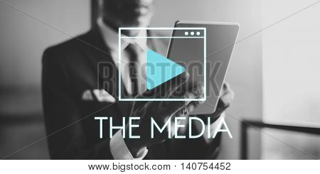 Media Audio Player Blog Concept