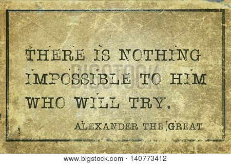 Impossible Alexander The Great