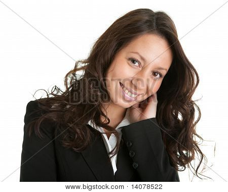 Hermosa exitosa empresaria