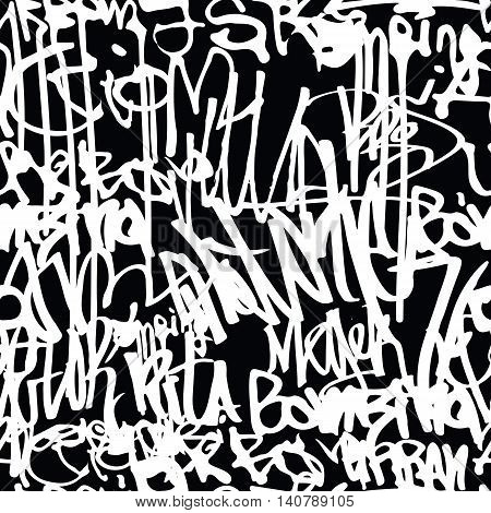 Graffiti Background Seamless Pattern