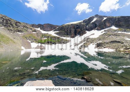 Crater Lake Sky And Reflection, Giresun - Turkey