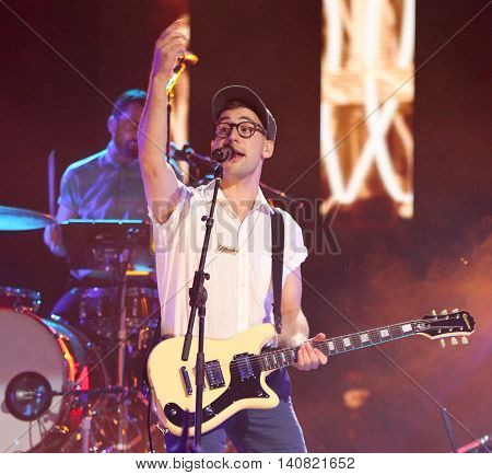 NEW  YORK-NOV 13: Jack Antonoff of Bleachers performs on stage at VH1's 2nd Annual 'You Oughta Know Live In Concert' 2014 at Hammerstein Ballroom on November 13, 2014 in New York City.