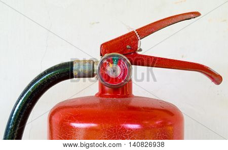 old fire extinguisher,old, red, object, dusty, safety