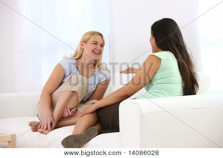 Women talking