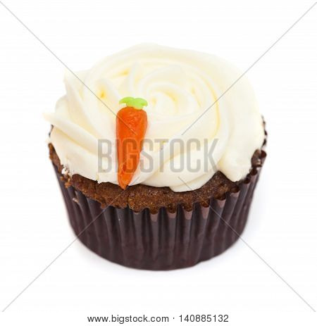 Carrot Cupcake With Butter And Sugar Icing