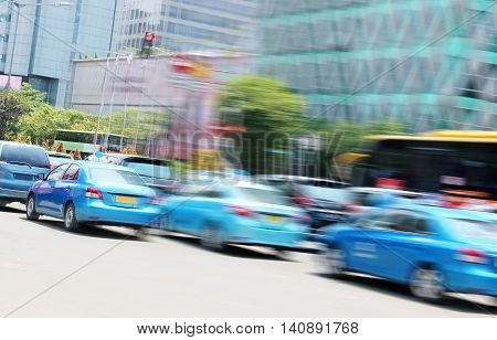 cars driving on the street - the effect of speed
