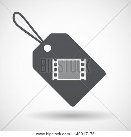 Isolated Label With A Film Photogram