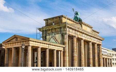 Brandenburger Tor In Berlin Hdr