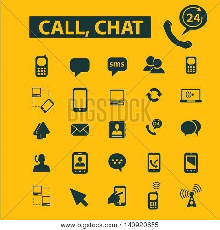 call chat icons