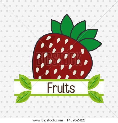 fruit fresh food icon vector illustration eps 10