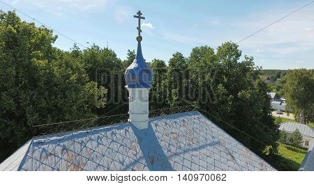 Aerial View Of Holy Trinity-danilov Mens Monastery In Pereslavl-zalessky City, Yaroslavl Region, Rus