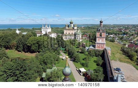 Aerial View Of Goritsky Monastery Of Dormition In Pereslavl-zalessky City, Yaroslavl Region, Russia