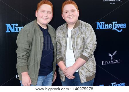LOS ANGELES - AUG 1:  Benjamin Royer, Matthew Royer at the 