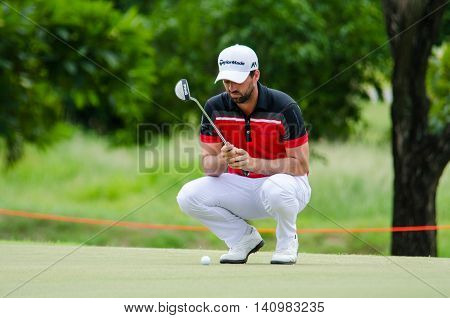 CHONBURI - JULY 31 : John Parry of England in King's Cup 2016 at Phoenix Gold Golf & Country Club Pattaya on July 31 2016 in Chonburi Thailand.