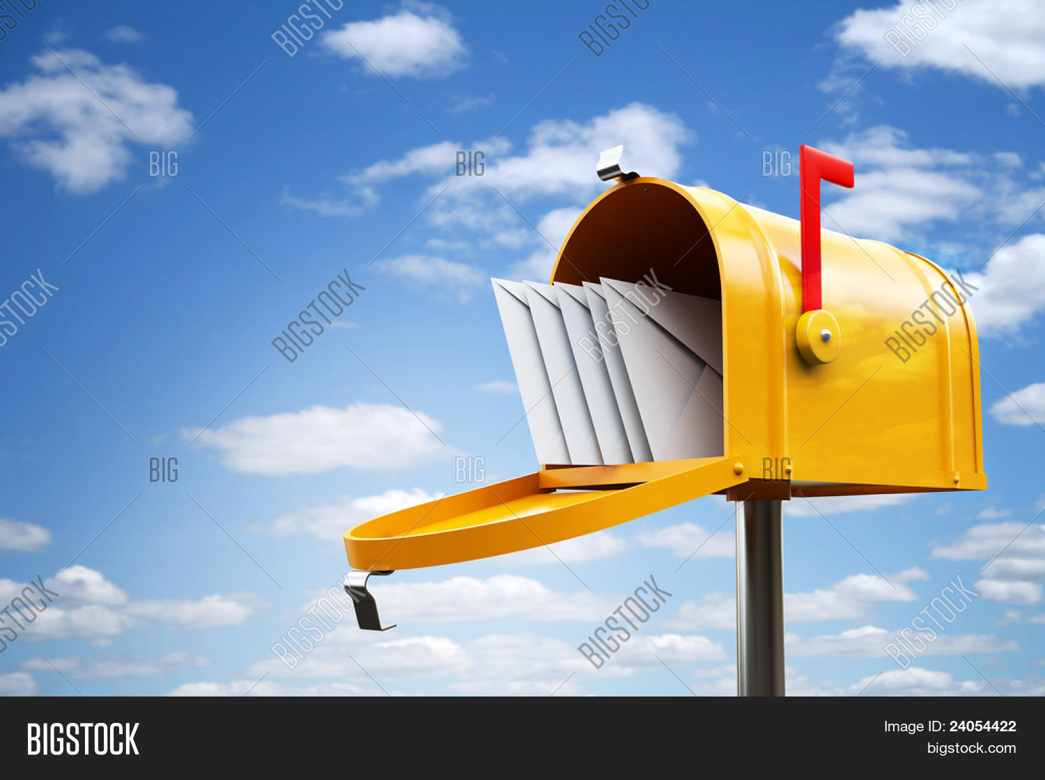 Yellow Mailbox Image & Photo (Free Trial) Bigstock