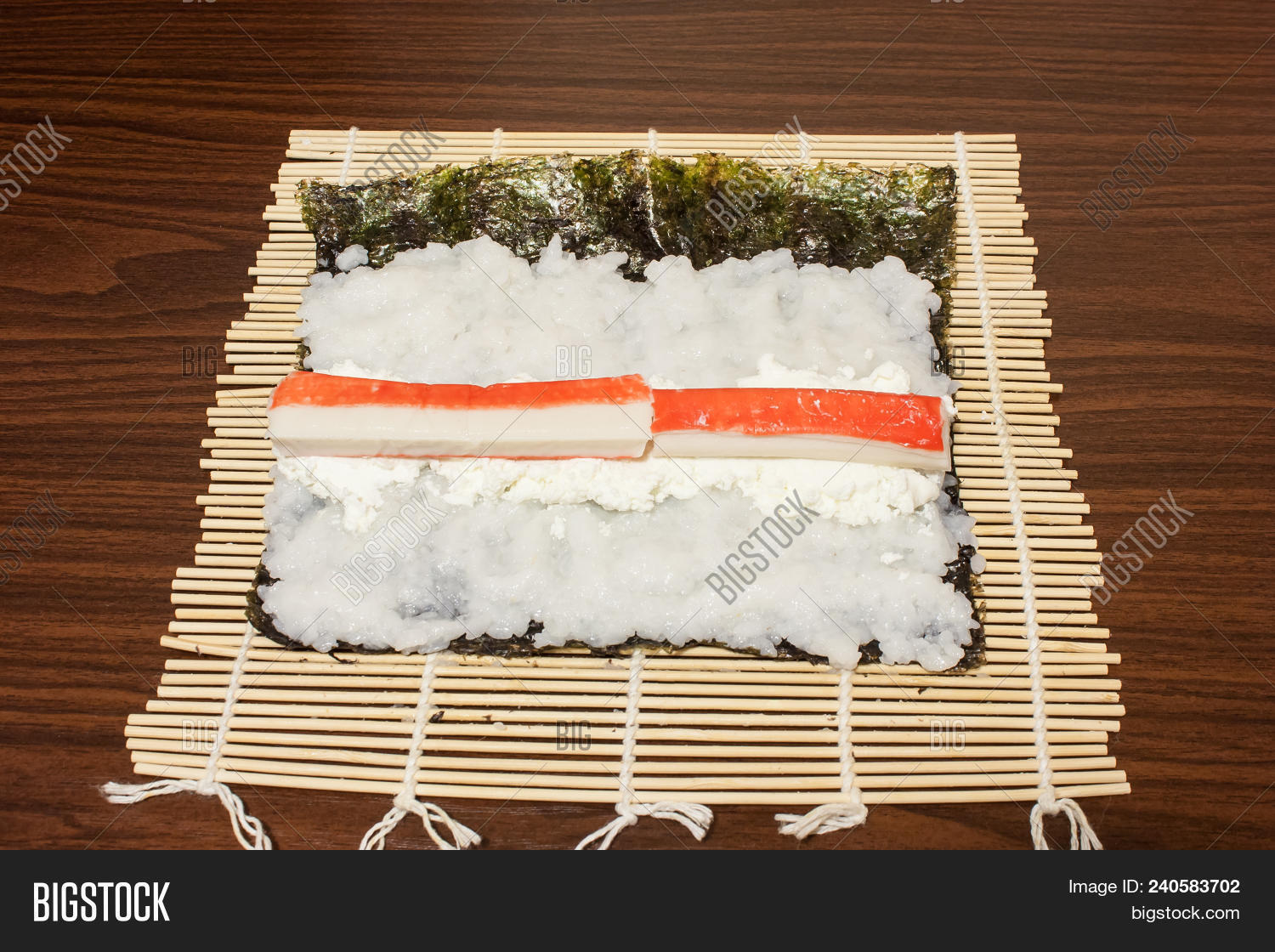 On Bamboo Mat Nori Image & Photo (Free Trial) Bigstock
