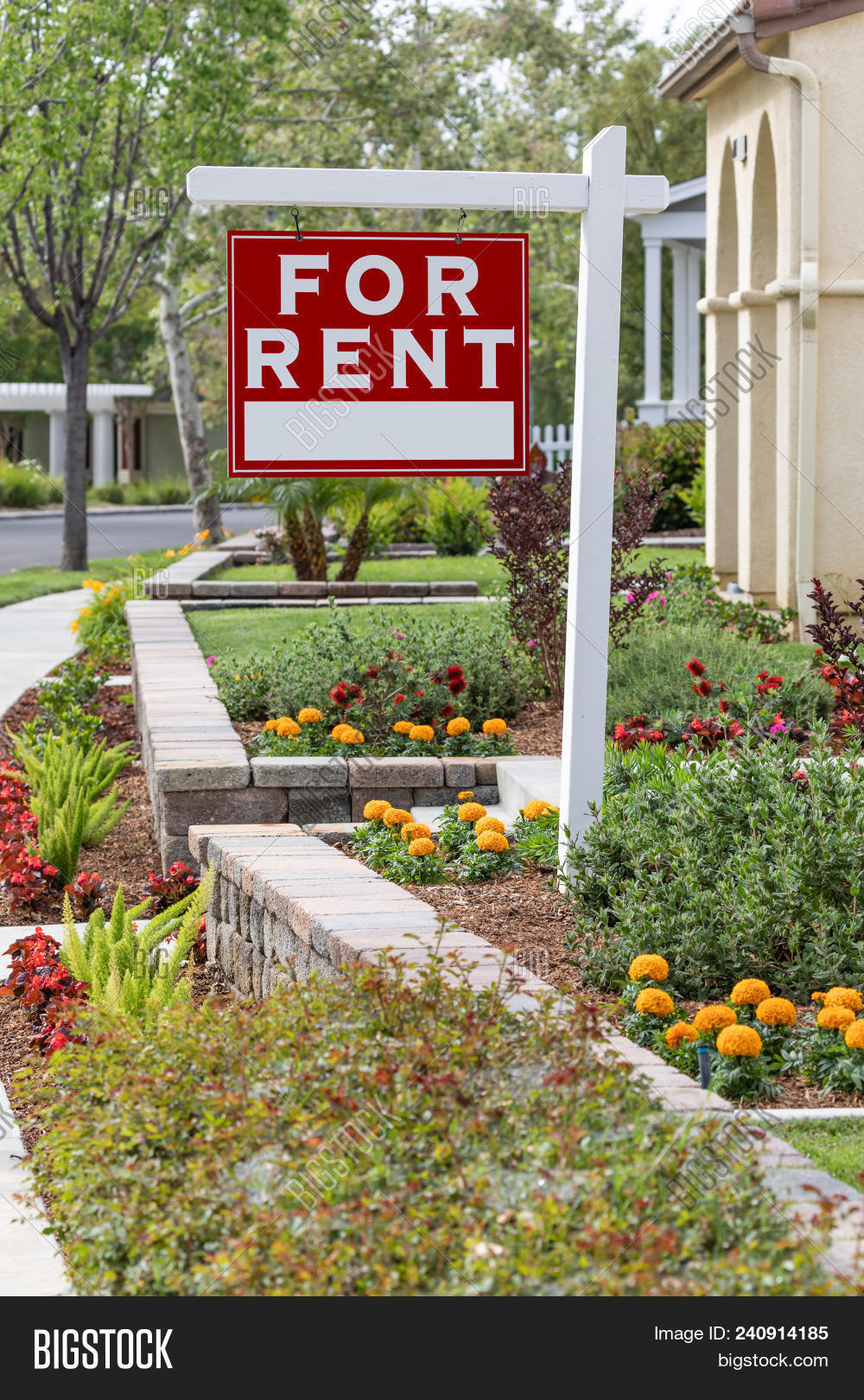 Red Rent Real Estate Image & Photo (Free Trial) Bigstock