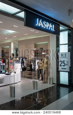 Jaspal Shop At Emquatier, Bangkok, Thailand, May 1, 2018 : Luxury And Fashionable Brand Shop Entranc