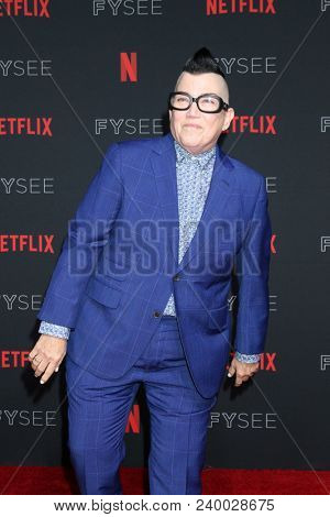 LOS ANGELES - MAY 6:  Lea DeLaria at the Netflix FYSEE Kick-Off Event at Raleigh Studios on May 6, 2018 in Los Angeles, CA