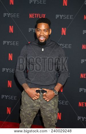 LOS ANGELES - MAY 6:  Coley Mustafa Speaks at the Netflix FYSEE Kick-Off Event at Raleigh Studios on May 6, 2018 in Los Angeles, CA