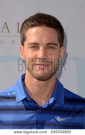 LOS ANGELES - MAY 7:  Dean Geyer at the 11th Annual George Lopez Foundation Celebrity Golf Tournament at the Lakeside Golf Club on May 7, 2018 in Burbank, CA