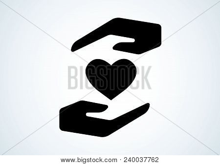 Vector Design Of Healthy Insurance Logo Concept