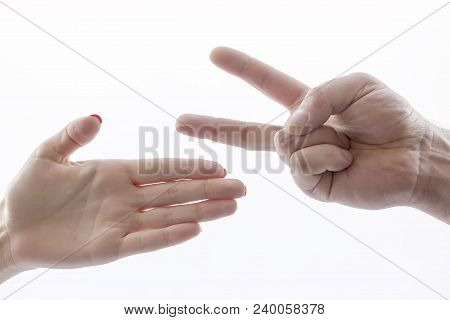 Rock, Scissors, Paper Game Casino And Sea Game