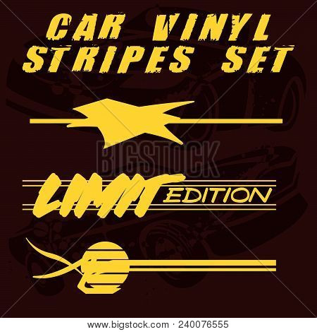 Car Vinyl Stripes Set 23.eps