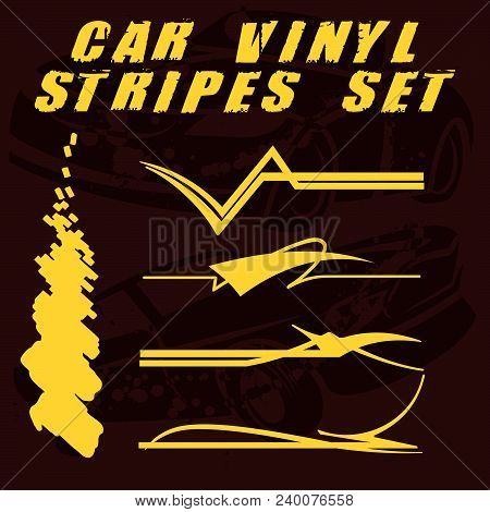 Car Vinyl Stripes Set 22.eps