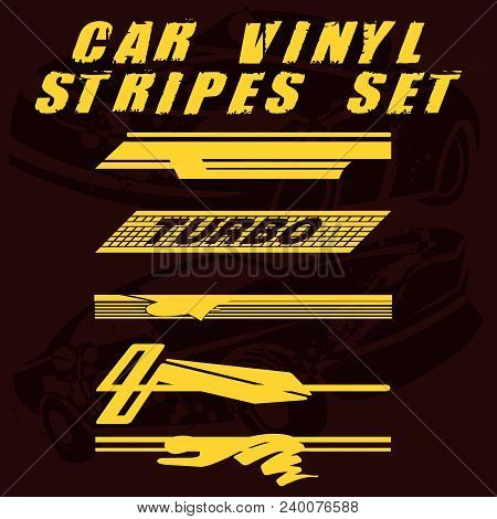 Car Vinyl Stripes Set 26.eps